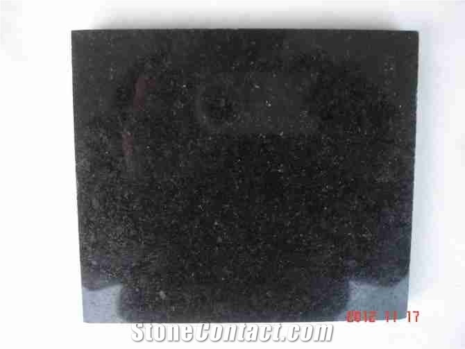 China Black Diamond Granite Slabs & Tiles