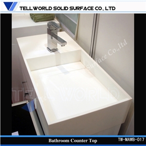 China Supply Artificial Stone Bathroom Countertop Vanity Tops