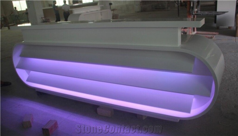 Modern Office Furniture Reception Desk,High Quality Round Reception Counter