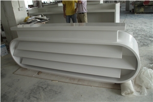 Modern Office Furniture Reception Desk,High Quality Round Reception Counter