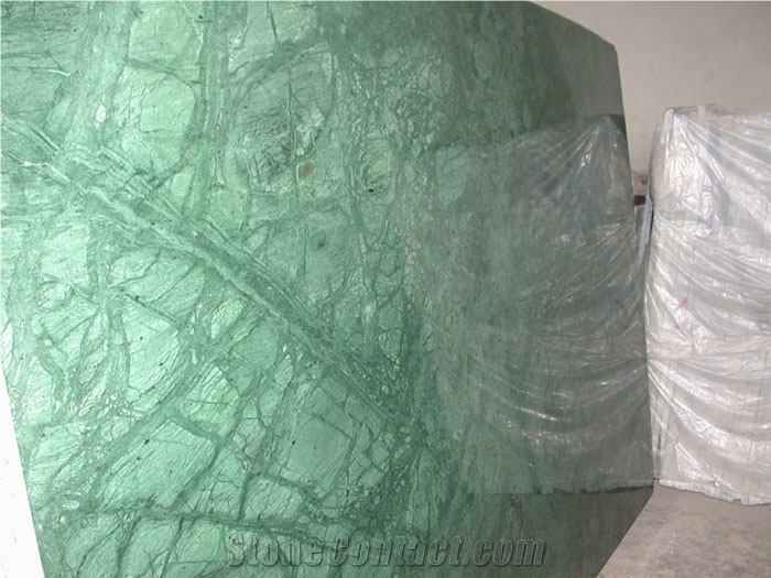 Leaf Green Marble Tile, India Green Marble