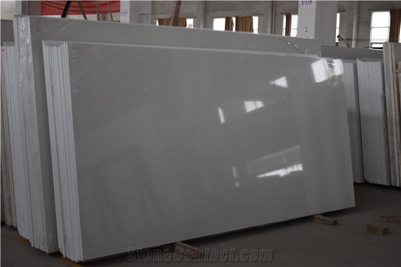 Artificial Quartz Slabs in Jumbo Size for Countertop and Table Top