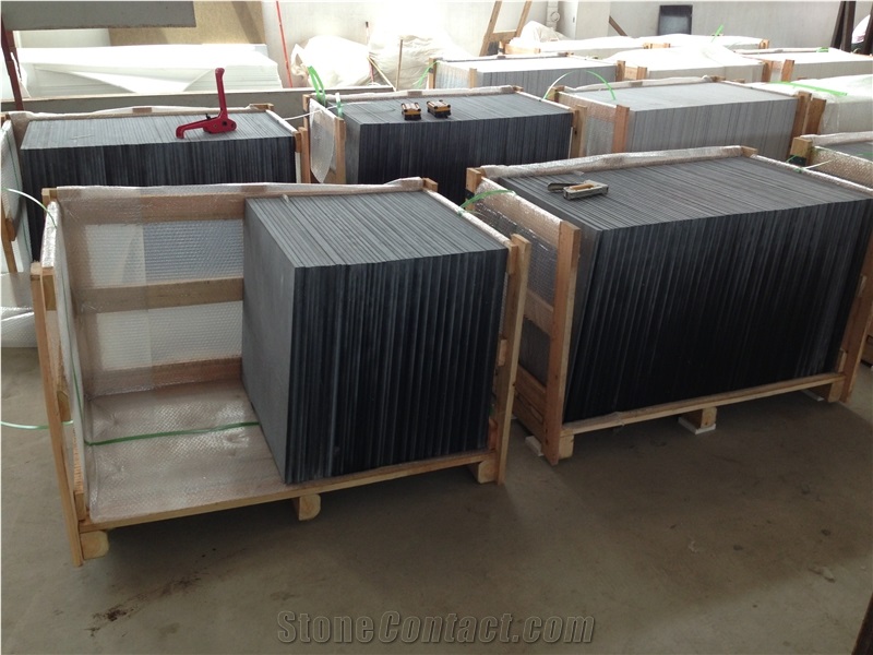Black Quartz Tile in Customized Sizes for Flooring and Walling-Resistant to Bacteria, Chemical, Acid and Alkali