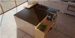 Chemical and Stain Resistant Corian Stone Polished Surfaces Customized Countertops 2/3cm Thick Available