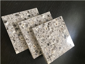 China Man-Made Quartz Stone with Iso/Nsf Certificate,Standard Sizes 126 *63 and 118 *55 with the Best and 100% Guaranteed Quality and Services