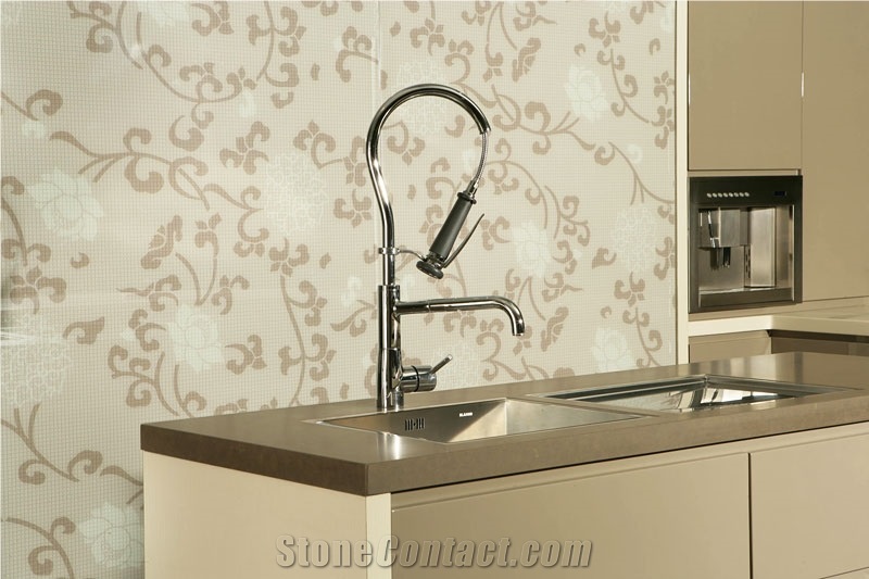 Engineered Stone Kitchen Countertops with Single Bowl Undermount Sink Also Fit for Kitchen Island Tops,Kitchen Bar Top,Kitchen Desk Tops