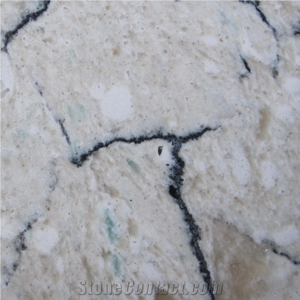 Man-Made Quartz Stone Countertop for Vanity Bath Non-Porous Surface and Unique Blend Of Beauty and Easy Care