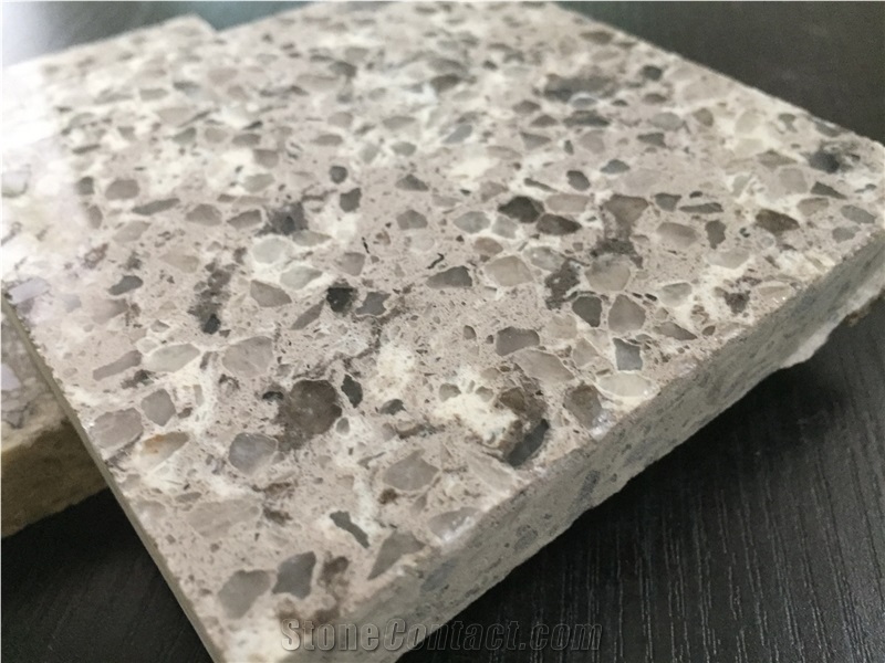 The Friendly Surfacing Materials Of Countertops,China Engineered Quartz Stone Slab Size 3200*1600 or 3000*1400 for Pre-Fabricated Tops with Various Edge Profiles