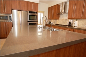 Veined Quartz Stone Kitchen Countertop 2cm and 3cm Available for American Kitchen Countertops and Vanity Tops