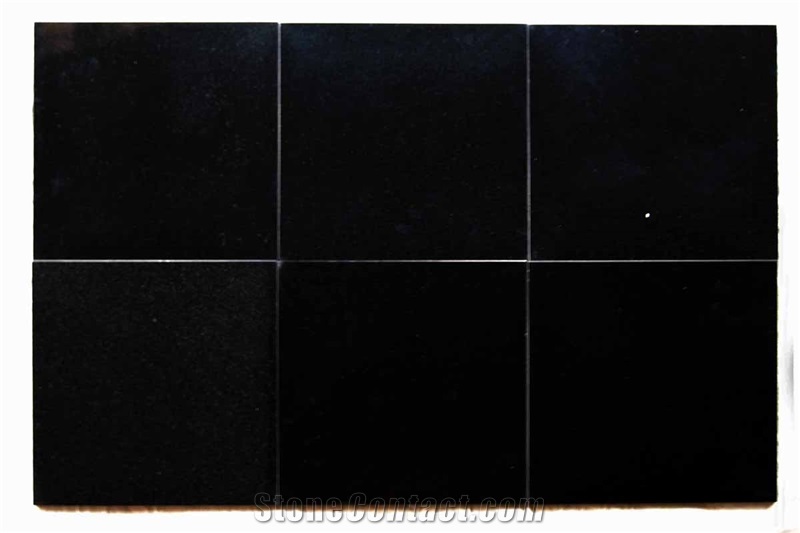 Absolute Black Granite, Black Absoluto, Nero Absoluto, India Black Granite Tiles
