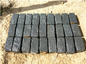 Cobbles Black Granite, India Black Granite Cobbles