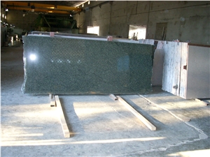 Hassan Green Slabs & Tiles, India Green Granite polished floor covering tiles 
