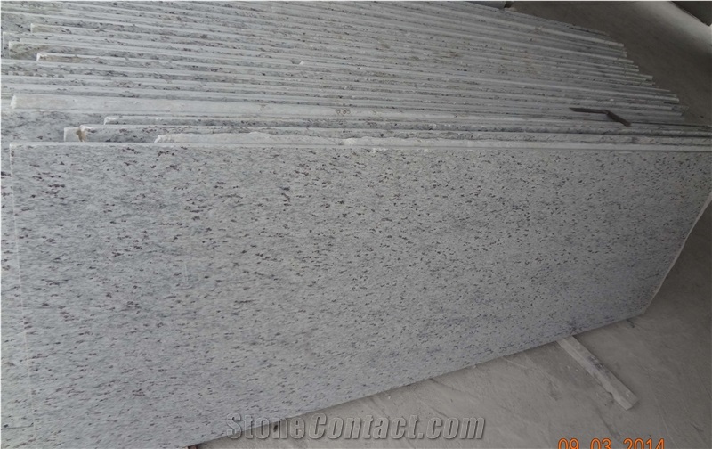 Sparkle White Granite Slabs and Tiles, India White Granite