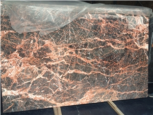 Cuckoo Red Marble Slab, China Red Marble