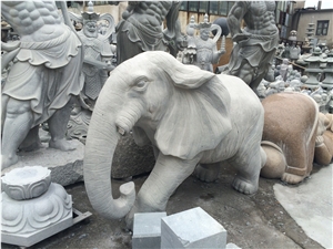 Elephant Stone Statue,G633 Granite Garden Statue