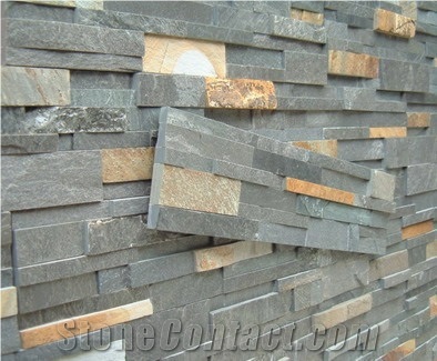Grey and Rustic Slate Cultured Stone