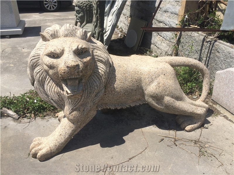 Lion Stone Sculpture,Stone Carving