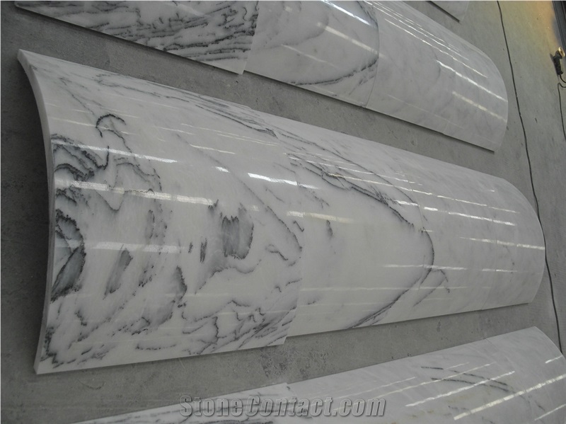 Marble Arc Panel for Round Hollow Columns