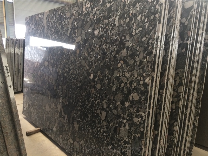 Marinace Black Granite Slab,Marinace Nero,Black Mosaic,Nero Marinace Granite Slab