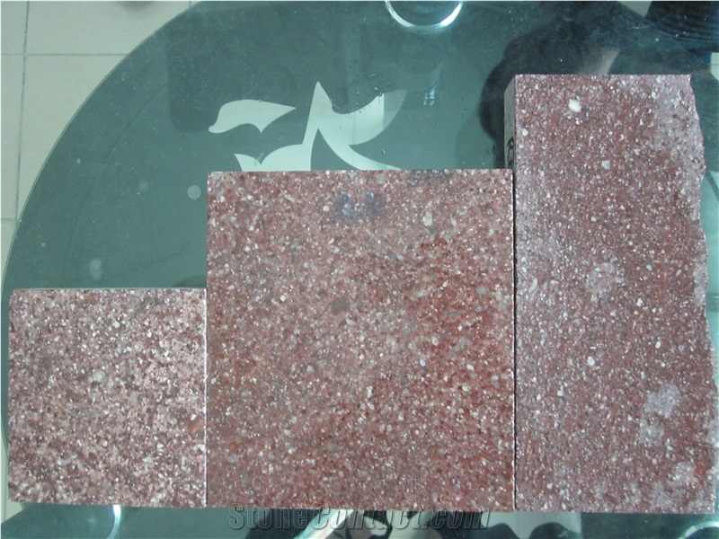 Shouning Red Porphyry Granite Tile,Honed Porphyry Tile,For Wall Covering & Floor Covering