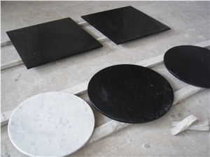 Black Granite Rectangle Table Dining Tops