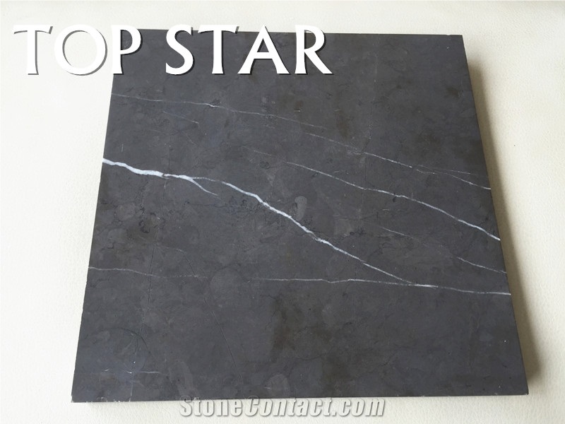 Honed Pietra Gray Marble Grey Marble Tile