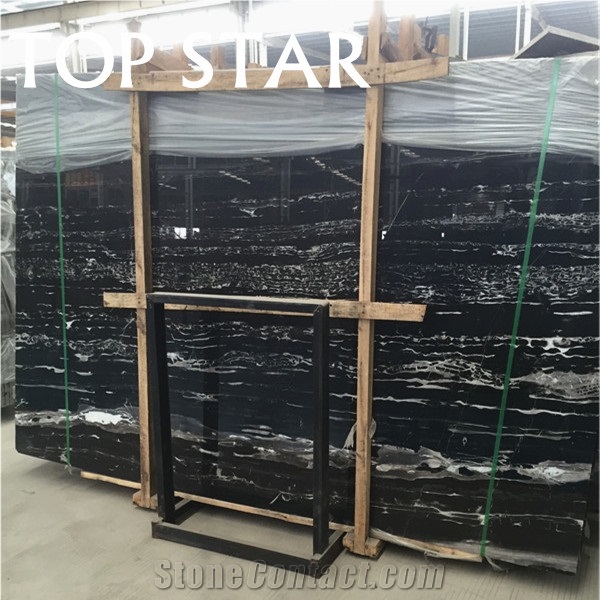 Silver Grey Marble Polished Slab, Silver Dragon Marble Slabs & Tiles
