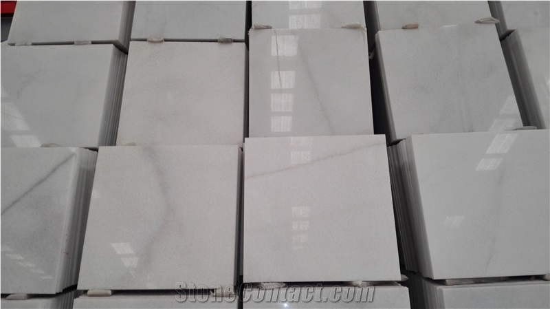 China Grey White Marble Slabs & Tiles, Crystal White Marble Tiles