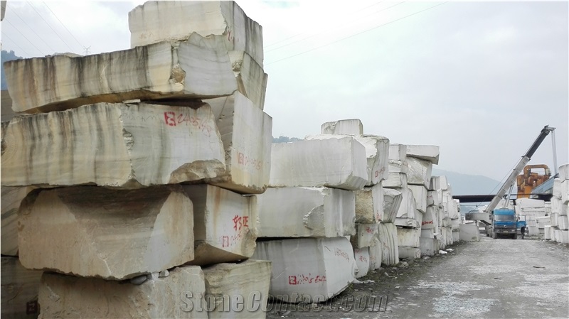 China White Marble Block