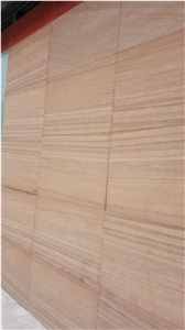 Fanastic Bush-Hammered Red Vein Sandstone,Sandstone Wall Covering