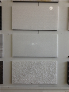 Fantastic Grooved White Stone Slabs & Tiles, China Crystal White Marble Slabs & Tiles