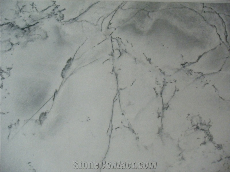Fantastic Painting White Marble Slabs & Tiles, China White Marble