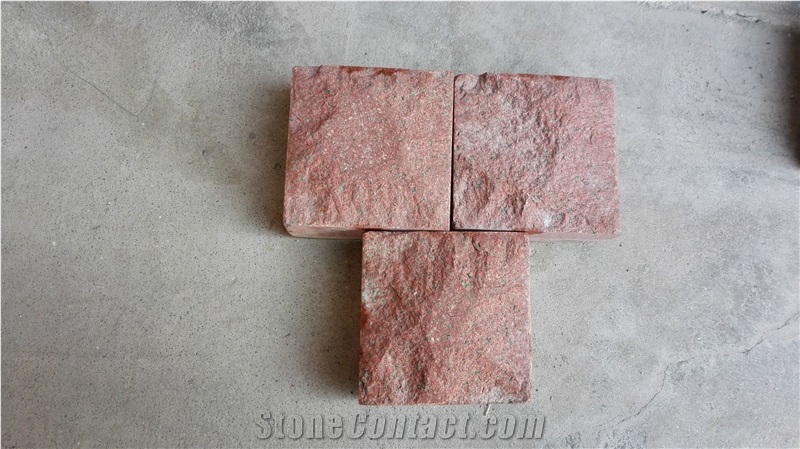 Natural Sichuan Red Granite Paving Stone