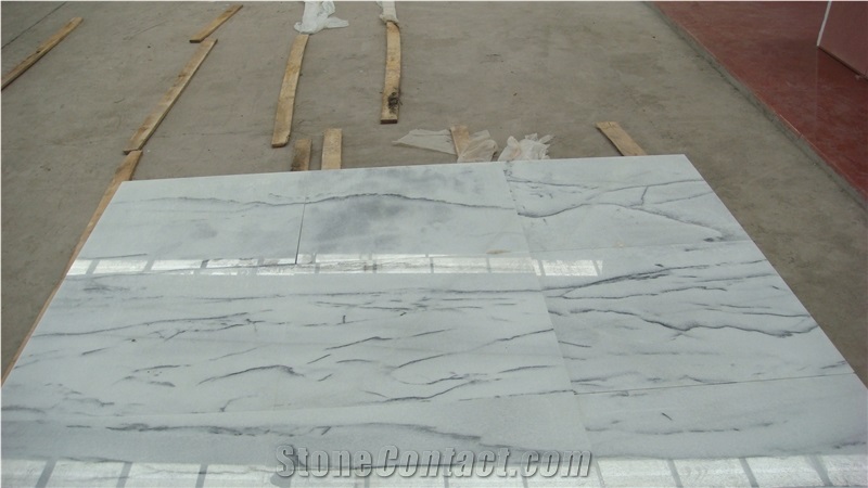 Sichuan Painting White Marble Slabs & Tiles, China White Marble
