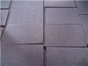 Flamed Surface Black Beauty G684 Granite Floor Paving Tile, China Black Granite