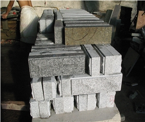 China Bianco Sardo Granite Natural Split Wall Stones, G623 Silvery Grey Granite Wall Cladding