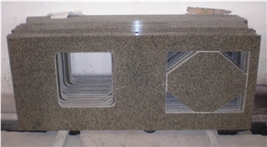 China Green Granite Polished Kitchen Worktops & Countertops
