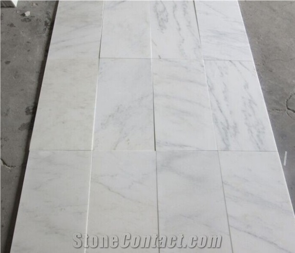 China Orient White Marble Polished Cut-To-Size Tiles, Turkey White Travertine