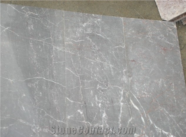 Colorful Grey Marble Polished Slab & Tile, China Grey Marble