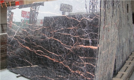 Cuckoo Red Marble Polished Slab, China Cheap Red Marble