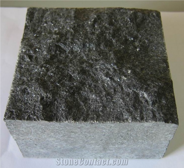 Fuding Black Basalt Natural Cube Stone & Pavers, China Black Basalt