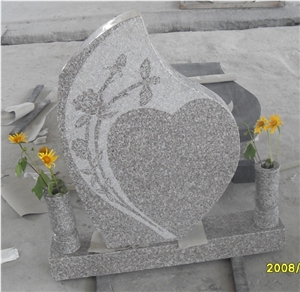 G635 Padang Rosa Granite Headstone, China Pink Granite Tombstone & Monument