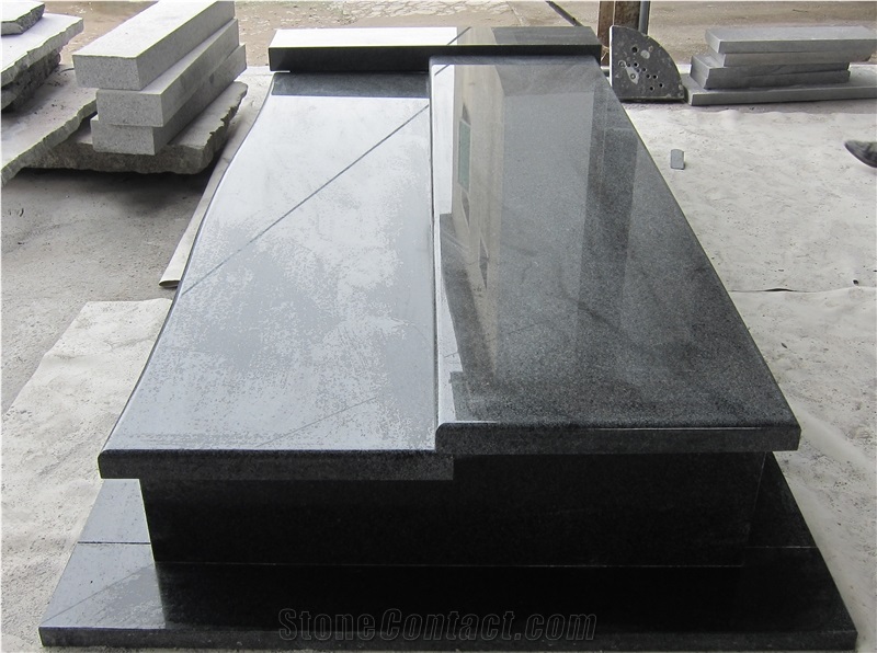 G654 Dark Grey Granite Tombstones, G654 Granite Monument & Tombstone