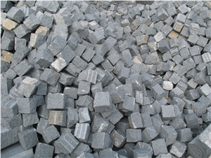 G654 Granite Padang Dark Granite Cubes & Pavers, China Cheap Grey Granite
