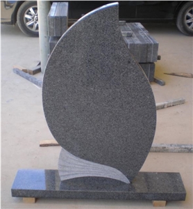 G654 Granite Tombstone & Monument, China Dark Grey Granite Headstones