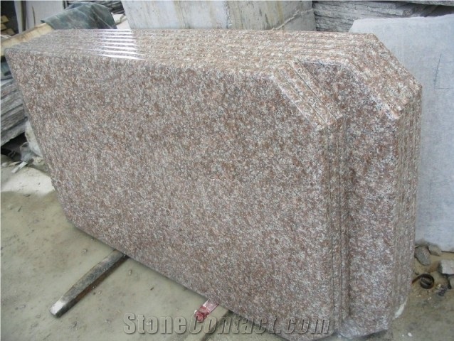 G687 Peach Red Granite Kitchen Countertops/Worktop, China Red Granite