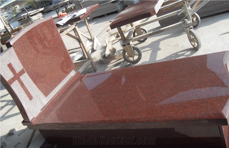 India Royal Red Granite Monument & Tombstone