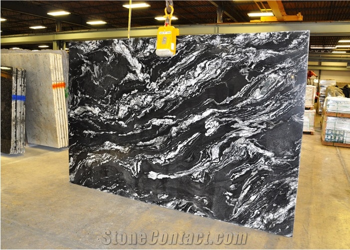 Indian Black Forest Granite Polished Tiles & Slab