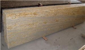 Kashmir Gold Granite Kitchen Countertops/Worktop, India Yellow Granite