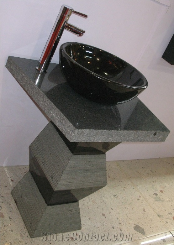 Shanxi Black Granite Polished Sinks & Basins